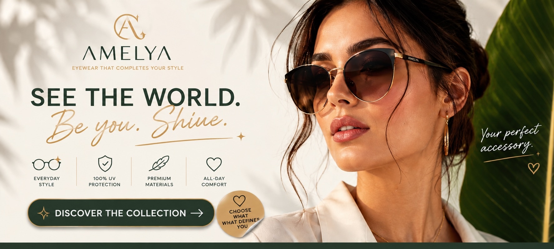 Amelya: Lunettes de Soleil